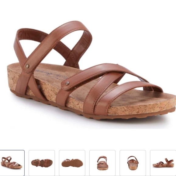 NWT.Walking Cradles Tan Sandals for Women.Made In Brazil - Picture 1 of 8